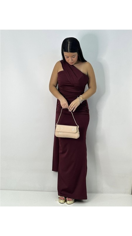 VESTIDO NEIRA BURDEOS