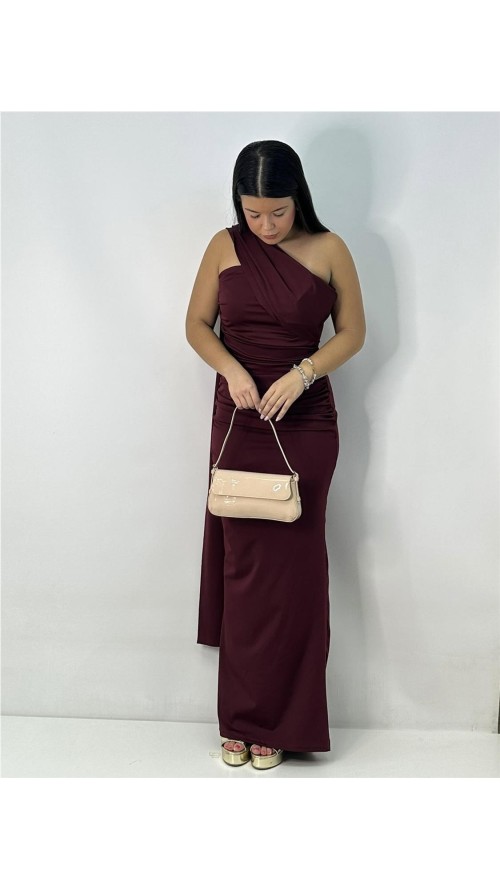 VESTIDO NEIRA BURDEOS VESTIDO NEIRA BURDEOS