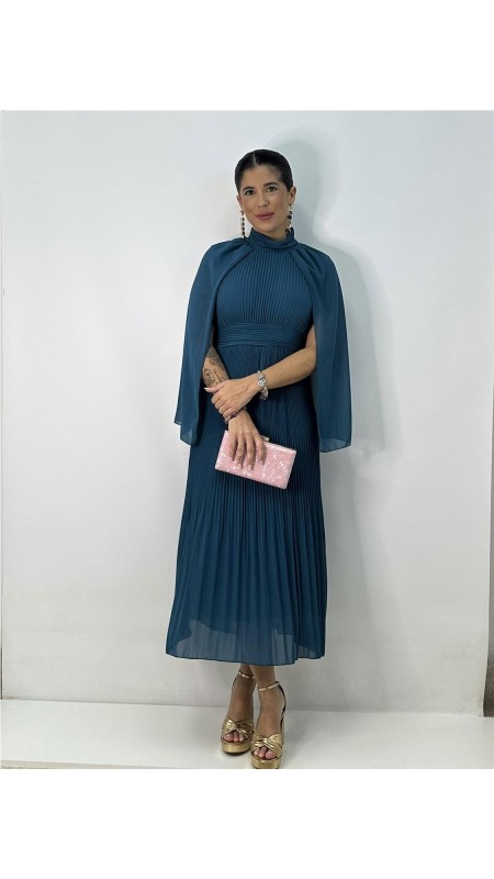 VESTIDO DUBLIN PETROLEO