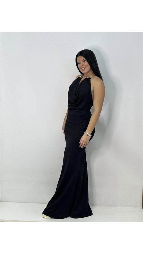 VESTIDO BARET NEGRO VESTIDO BARET NEGRO