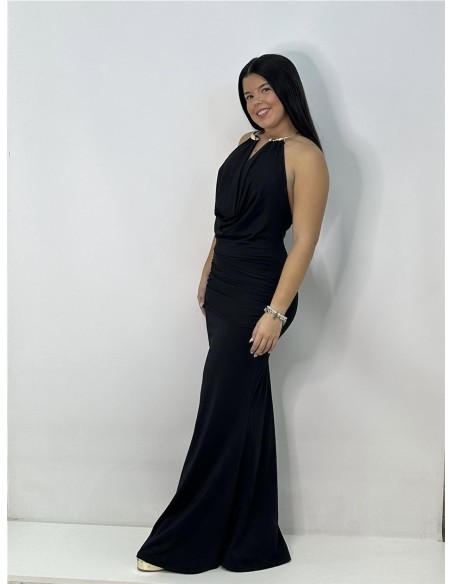 VESTIDO BARET NEGRO
