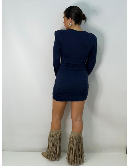 VESTIDO DAKAR MARINO