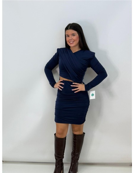 VESTIDO LUXURY MARINO