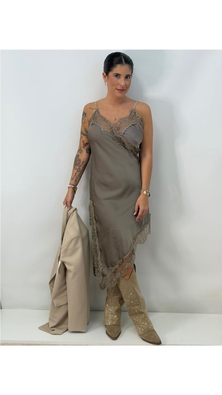 VESTIDO BRUMA TAUPE
