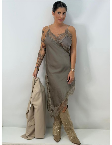 VESTIDO BRUMA TAUPE