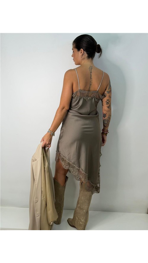 VESTIDO BRUMA TAUPE