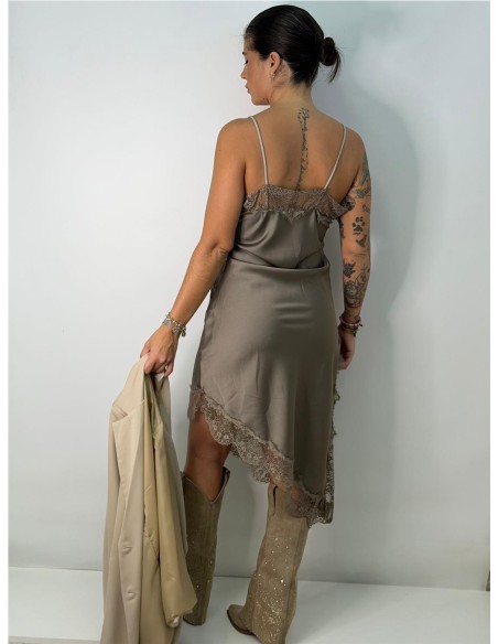 VESTIDO BRUMA TAUPE