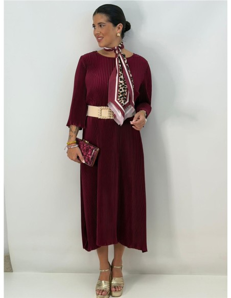 VESTIDO NOLAN BURDEOS