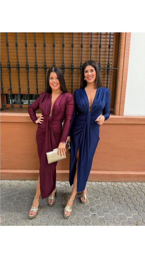 VESTIDO IRIS MANGA MARINO VESTIDO IRIS MANGA MARINO