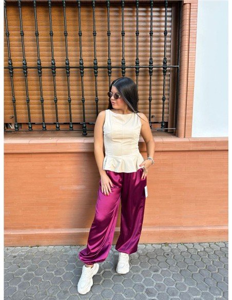 PANTALON SIDNEY BUGANVILLA