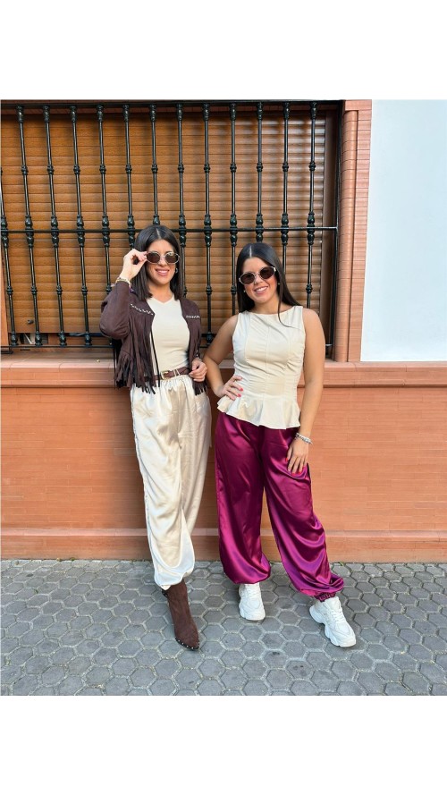 PANTALON SIDNEY BUGANVILLA