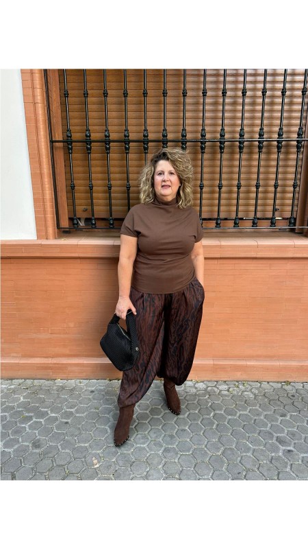 PANTALON CARACAS MARRON