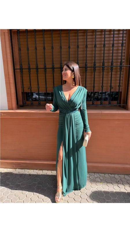 VESTIDO LONDRES VERDE 2