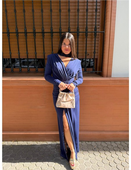 VESTIDO LONDRES MARINO