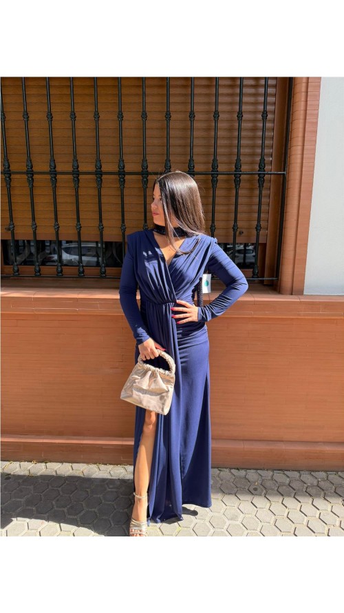 VESTIDO LONDRES MARINO