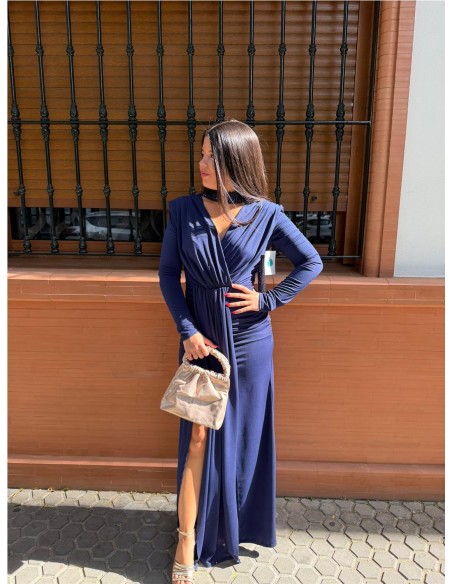 VESTIDO LONDRES MARINO