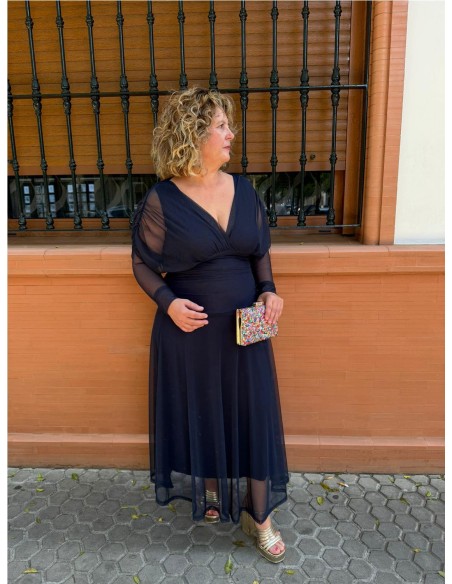 VESTIDO CARMEN MARINO