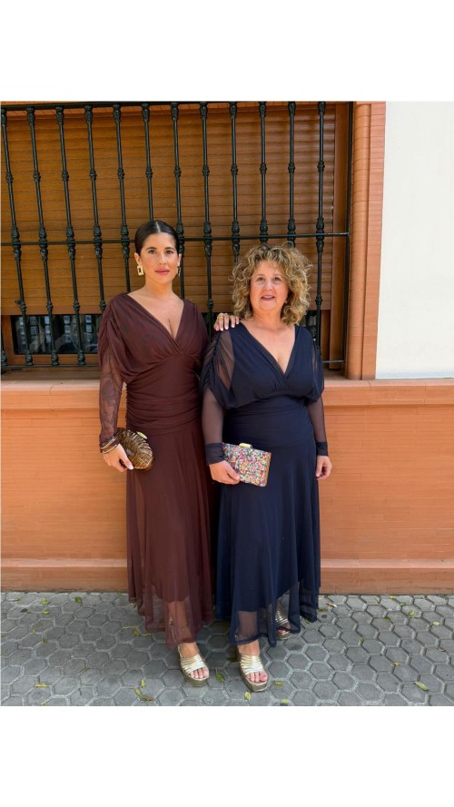 VESTIDO CARMEN MARINO