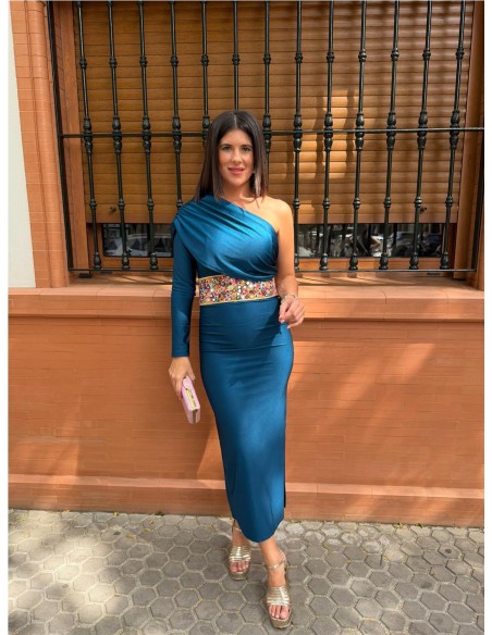 VESTIDA ELISA PETROLEO