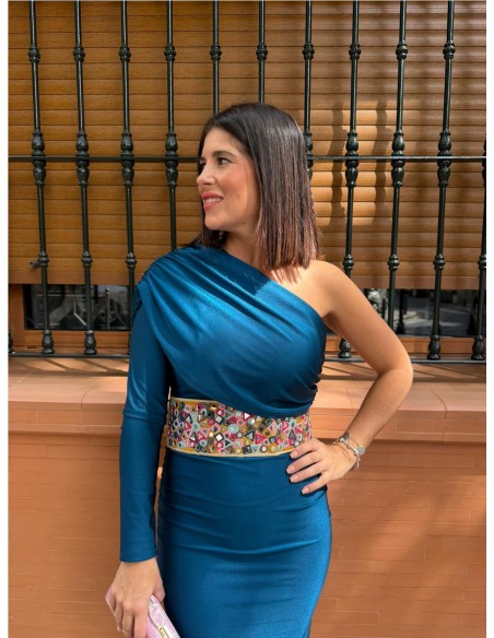 VESTIDA ELISA PETROLEO