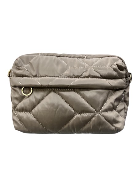 BOLSO ACOLCHADO TAUPE
