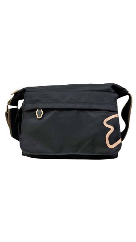 BOLSO NYLON BOLSILLO NUBE NEGRO