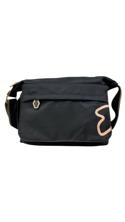 BOLSO NYLON BOLSILLO NUBE NEGRO