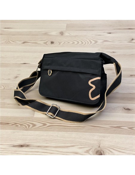 BOLSO NYLON BOLSILLO NUBE NEGRO