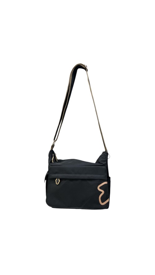 BOLSO NYLON BOLSILLO NUBE NEGRO