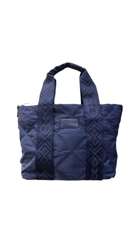 BOLSO NYLON CON ASAS MARINO