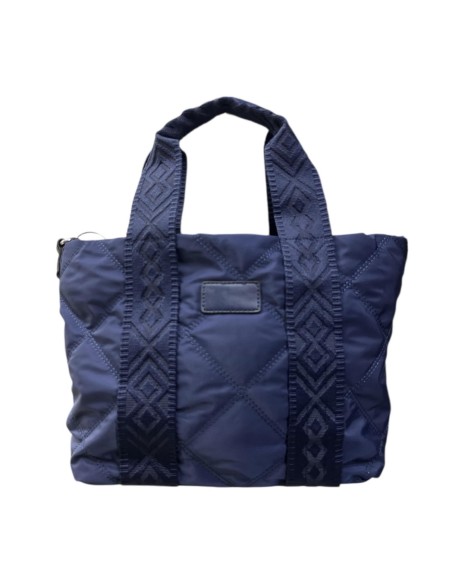 BOLSO NYLON CON ASAS MARINO