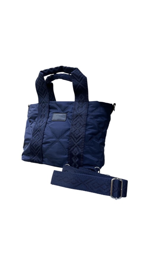 BOLSO NYLON CON ASAS MARINO