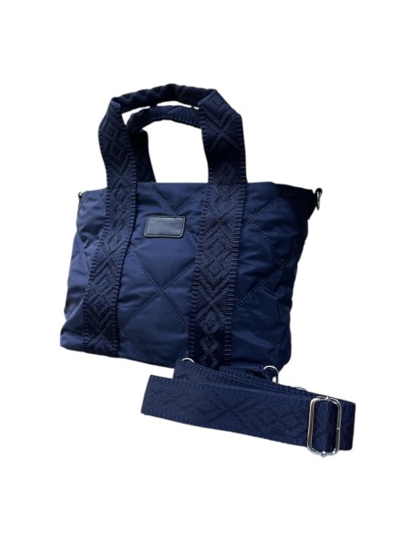BOLSO NYLON CON ASAS MARINO