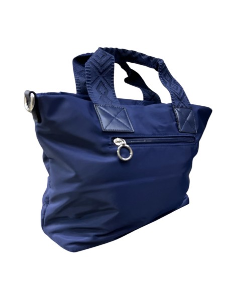 BOLSO NYLON CON ASAS MARINO