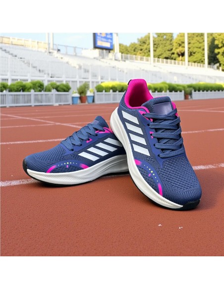 ZAPATILLA RUNNING COMBINADA AZUL