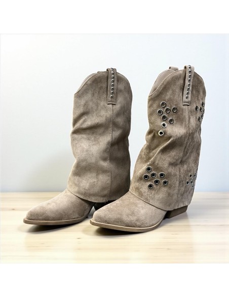 BOTA TACHAS TAUPE