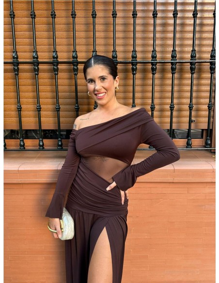 VESTIDO SEPHORA MARRON