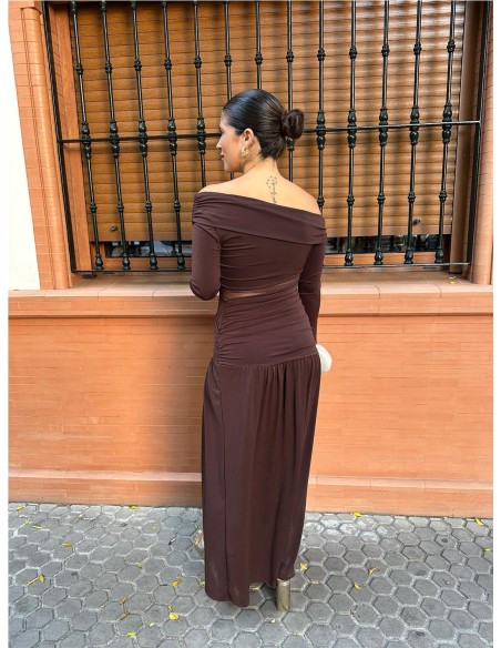 VESTIDO SEPHORA MARRON