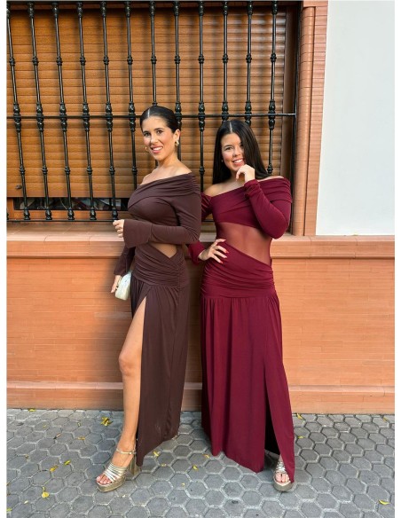 VESTIDO SEPHORA MARRON