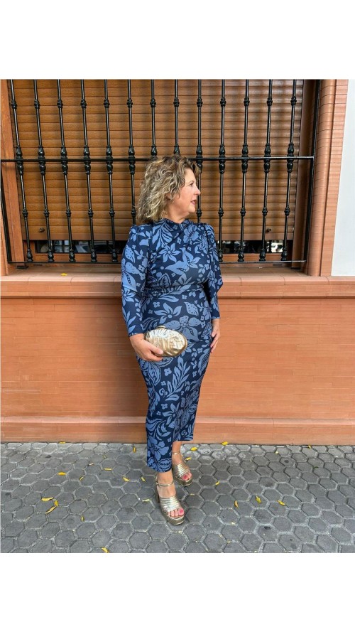 VESTIDO DEBORA AZUL VESTIDO DEBORA AZUL