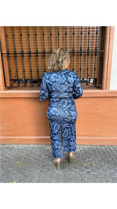 VESTIDO DEBORA AZUL VESTIDO DEBORA AZUL