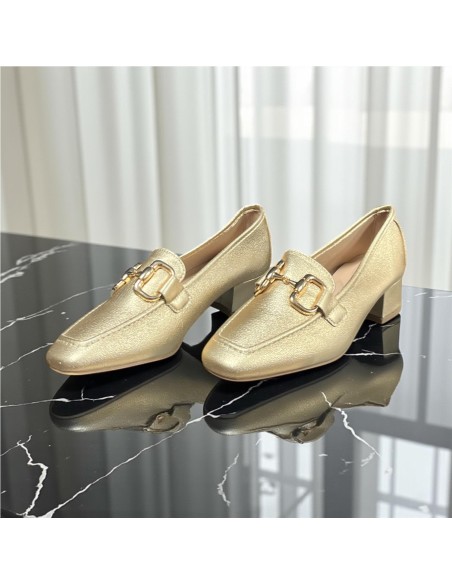MOCASIN HEBILLA ORO