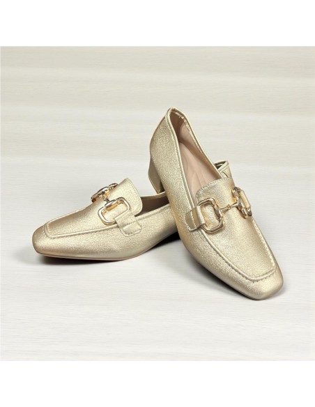 MOCASIN HEBILLA ORO