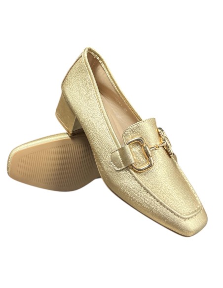 MOCASIN HEBILLA ORO