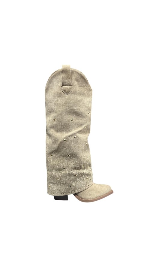 BOTA TACHUELAS TAUPE BOTA TACHUELAS TAUPE