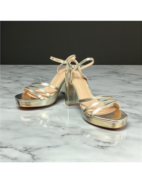 ZAPATO EVENTO PISO COMODO ORO