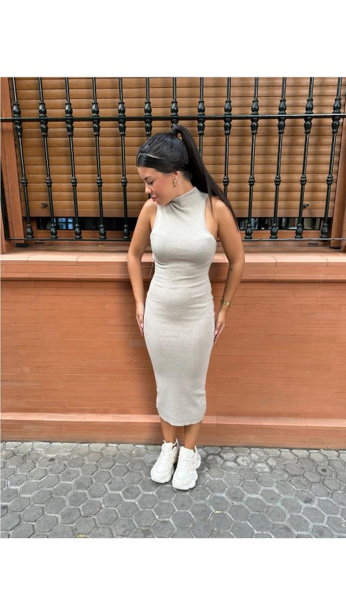VESTIDO ANGELINA BEIG