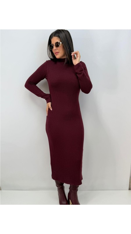 VESTIDO AMANDA BURDEOS