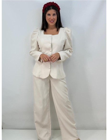 TRAJE CHAQUETA AREVALO BEIG