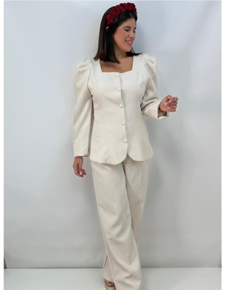 TRAJE CHAQUETA AREVALO BEIG